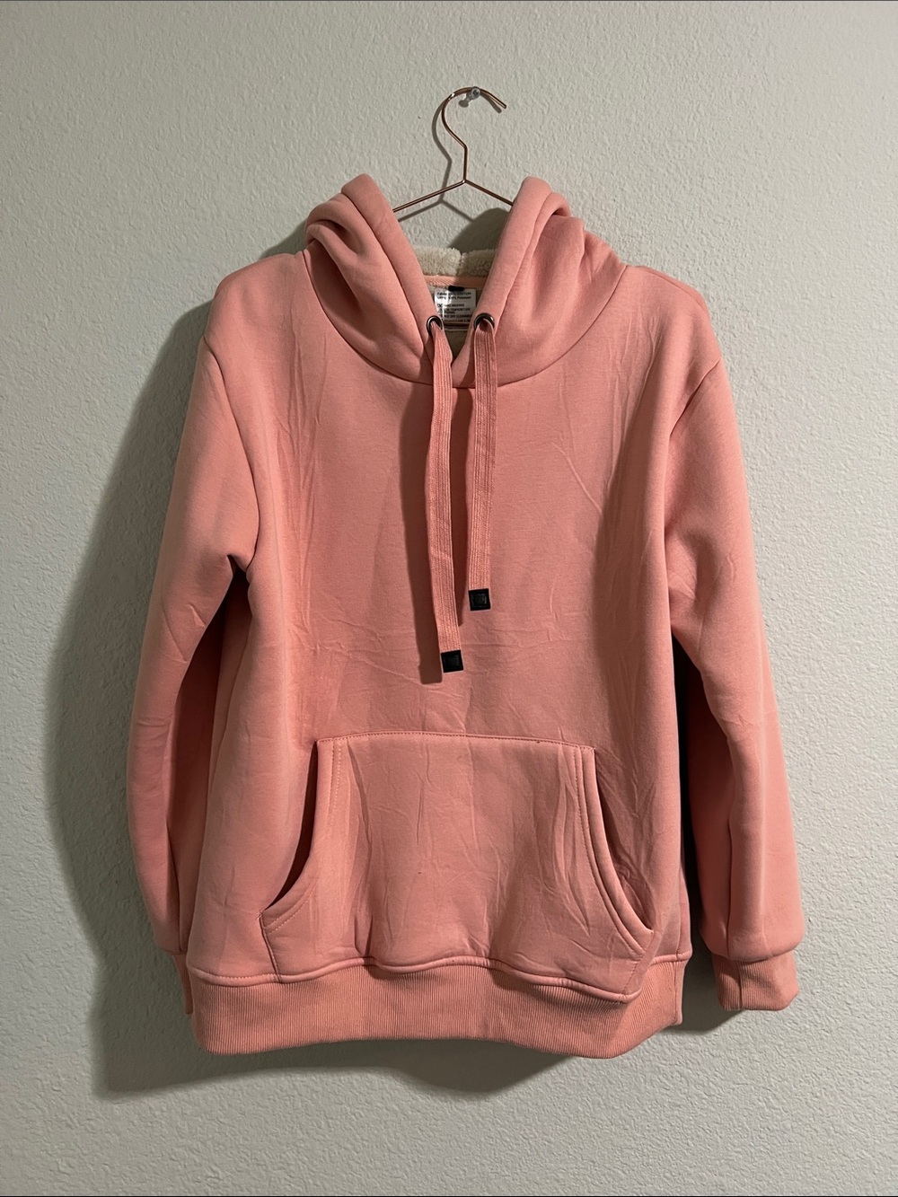 Women’s Cozy Hooded Pullover Sweatshirt - Pink